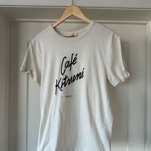 Cafe Kitsune Cream T-shirt - Size M - Like New